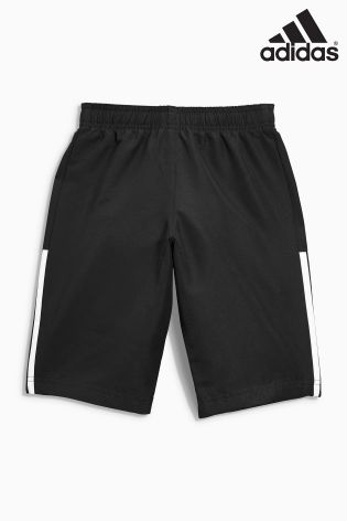 adidas Essential Black 3 Stripe Short